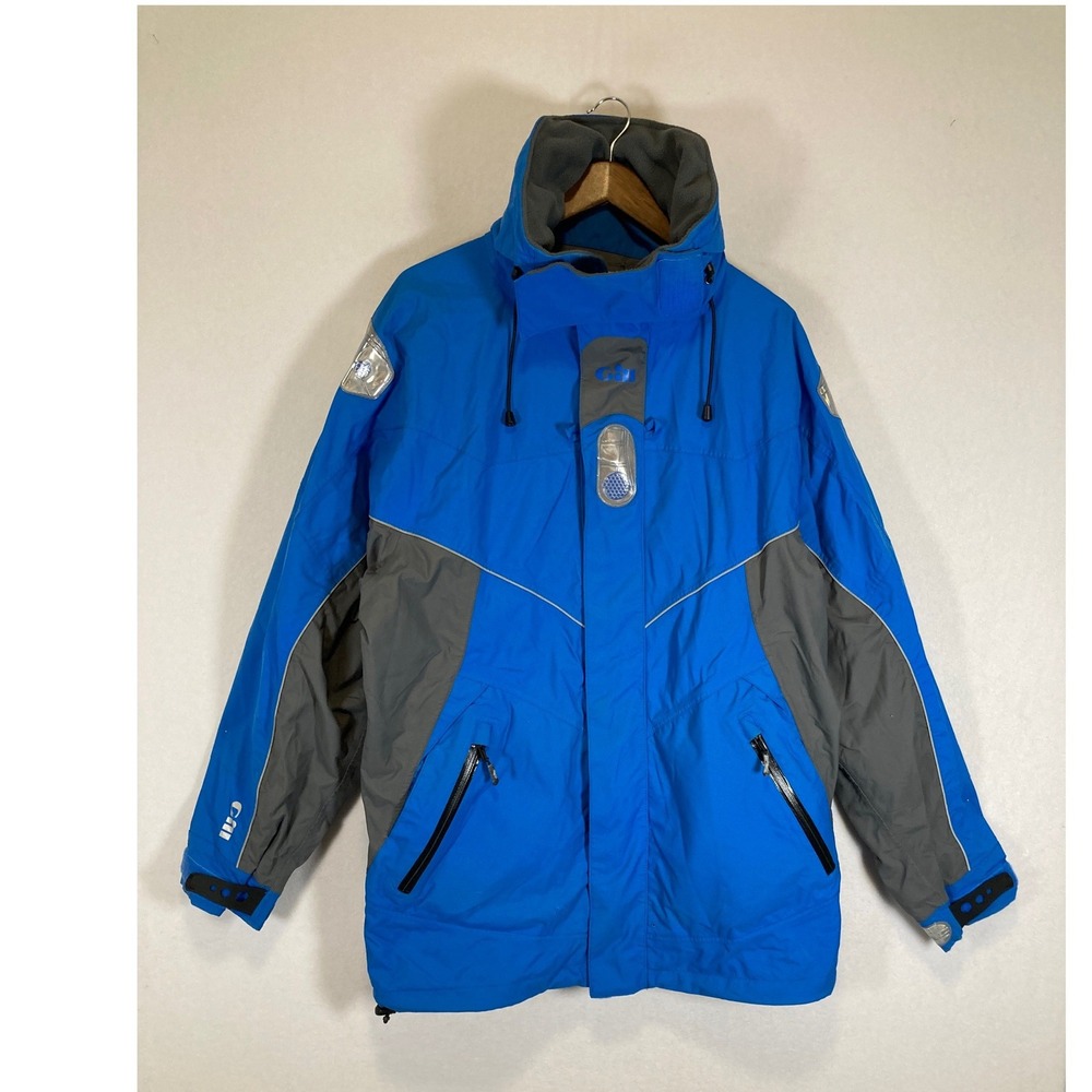 Gorpcore Gill Men XL Blue Key West Offshore Sailing Jacket Waterproof 3Dot Tech